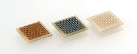 1 mm grid, Interconnect pin surface mount