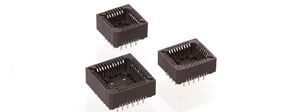 Socket for Plastic Leaded Chip Carrier (PLCC), Solder tail