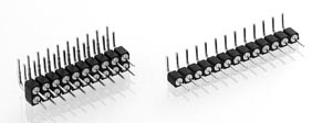 2.54 mm, Right angle solder tail, Pin Ø 0.47 mm